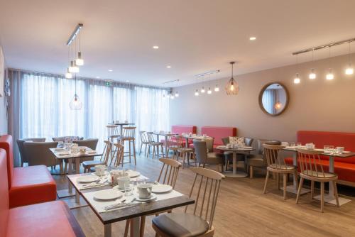 Χώρος καθιστικού στο Hôtel L'Empreinte