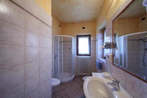 Kúpeľňa v ubytovaní Albergo Ristorante Conca Azzurra