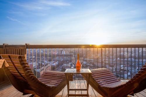 T3 65M2 Terrasse & Balcon - Dernier Etage - Proche Gare - Métro Jolimont