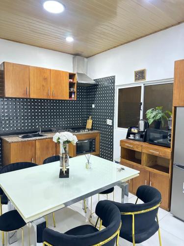 Dapur atau dapur kecil di Nara Cíntia