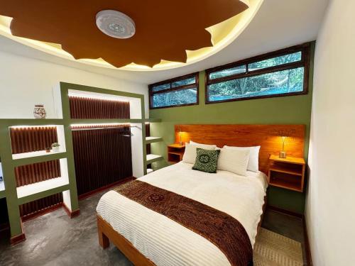 Katil atau katil-katil dalam bilik di Tree Top Apartment