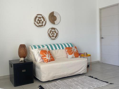 Et opholdsområde på Oceanview Condo SXM