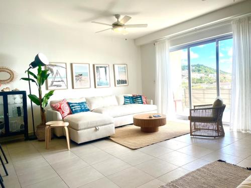 Et opholdsområde på Oceanview Condo SXM
