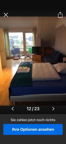 Llit o llits en una habitació de Dachstudio mit Bad und Terasse