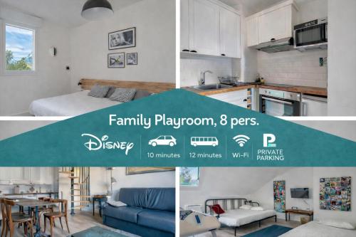 Family Playroom, 10 minutes de Disneyland Paris!