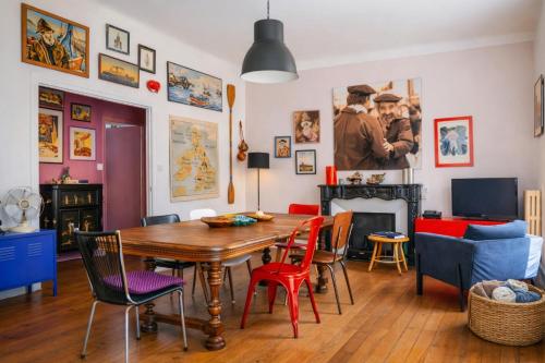 Superbe appartement décoration atypique et colorée - 5 personnes