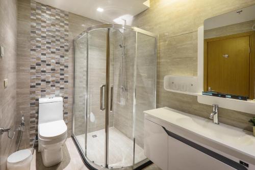 Koupelna v ubytování Watergate Boutique Hotel