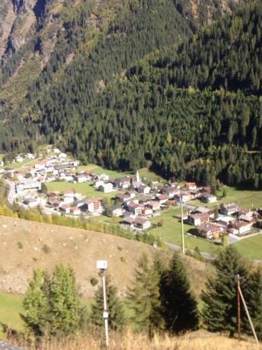 a small village in a valley in the mountains at Ferienwohnung Moritz in Kaunertal