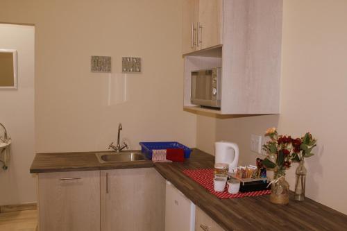 Virtuvė arba virtuvėlė apgyvendinimo įstaigoje Ley-Lia Guest House