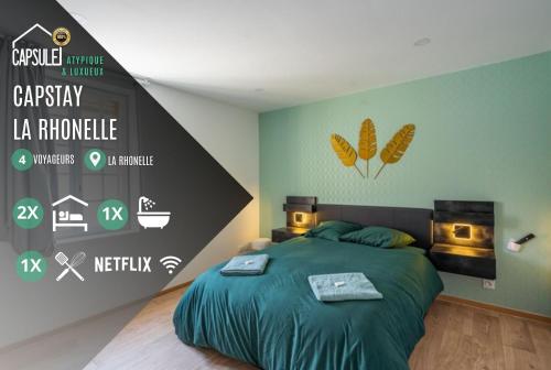 Capstay - La Rhonelle 2 Chambres- Netflix - Cuisine