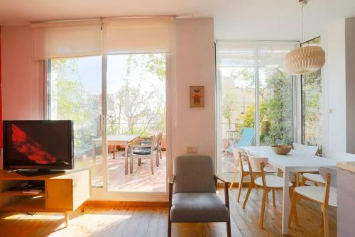 Barcelona Attic center 2 Terraces Magic views