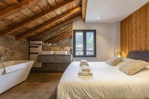 Flocon - Loft Moderne 8pax Sauna Poele Vues Garage