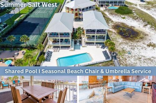 a villa on the beach with a swimming pool at Summer Salt West by Youngs Suncoast in Orange Beach