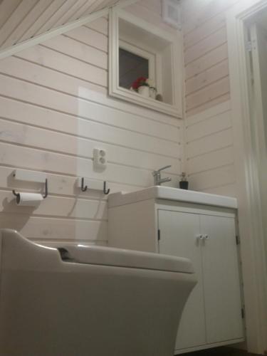 Koupelna v ubytování Ormåsen Loft