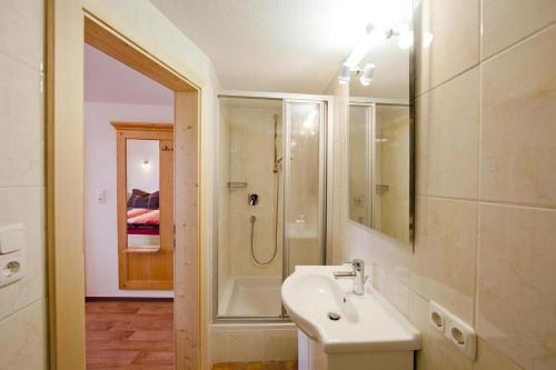 Koupelna v ubytování Bauernhof Mödling