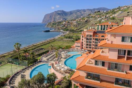 a view of the ocean from a resort at Pestana Royal All Inclusive Ocean & Spa Resort in Funchal