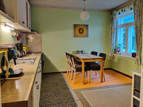 Virtuvė arba virtuvėlė apgyvendinimo įstaigoje Väike-Kuke majutus