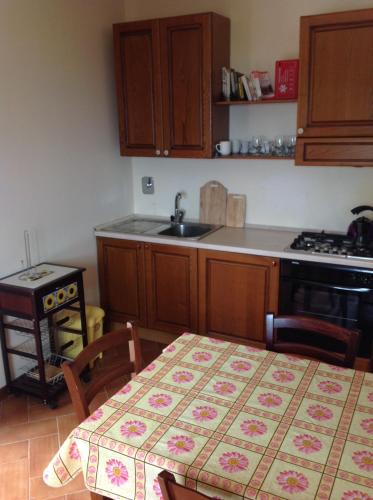 Kuchyň nebo kuchyňský kout v ubytování APPARTAMENTI Villa Marianna