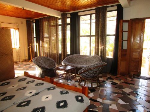 Zona de estar de Meva Guesthouse