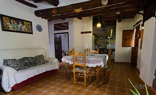 Χώρος καθιστικού στο Casa el Portón