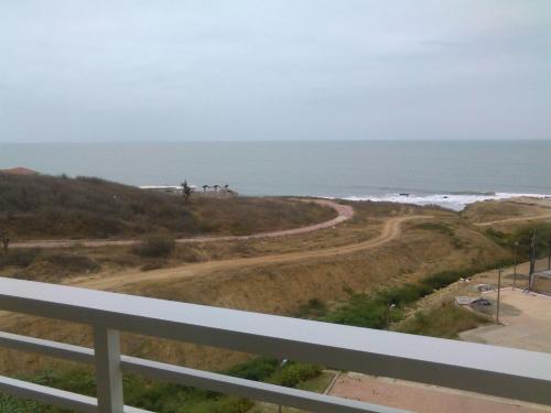 a view of the ocean from a balcony at Ocean View in Playas