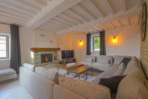 Zona d'estar a GÎTE de la Bertinière