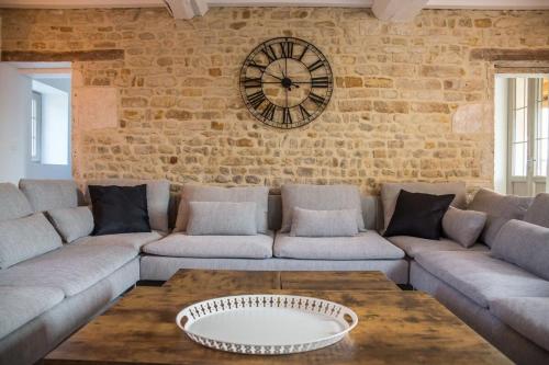 Zona d'estar a GÎTE de la Bertinière