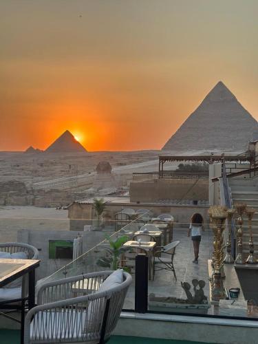 inside pyramids view