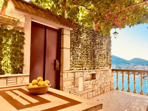 Dalmatian House, spacious stone terraces, balcony , views