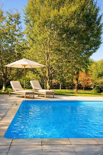 Domaine Le Verger Chambres d hotes met zwembad in de natuur van de Dordogne