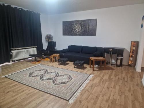 Posezení v ubytování FORUZ - Apartment mit Balkon und Tiefgarage