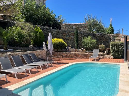 Maison de caractère CASA LECA, piscine privée chauffée