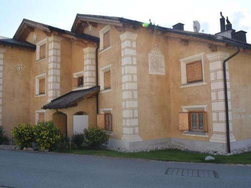 a large building with at Apartment Culaischem 2 by Interhome in Zuoz