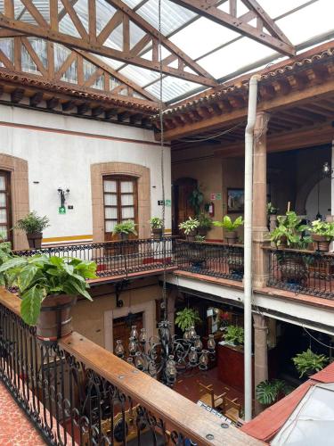 Balkon atau teras di Hotel Los Escudos