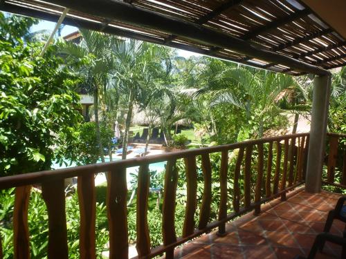 a view from the deck of the resort at Hotel Casamar Suites in Puerto Escondido