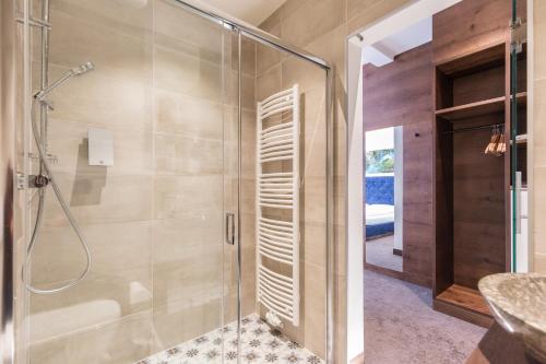 Koupelna v ubytování Hotel Eitljörg