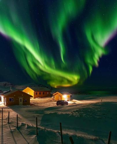 Landskap nær campingplassen