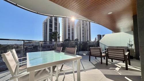 Sunset Waves I by Terreta Rentals