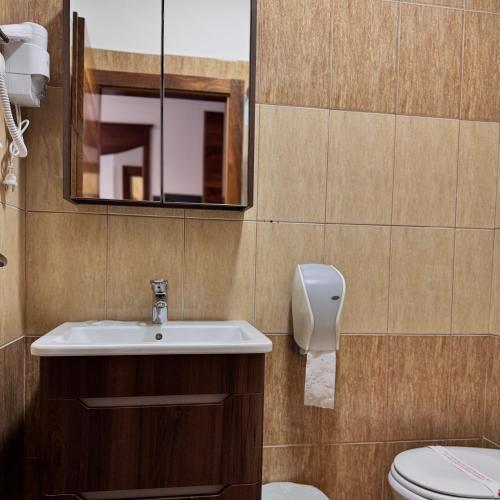 Kupatilo u objektu Hotel Paviljon