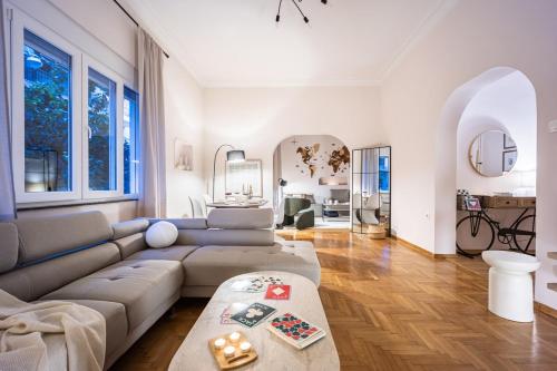 Elegant City Retreat with Two Balconies