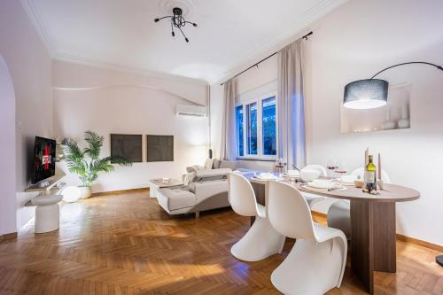 Elegant City Retreat with Two Balconies