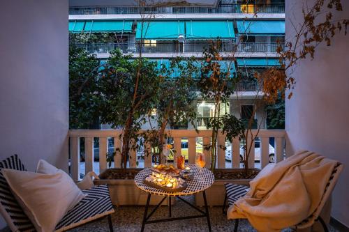 Elegant City Retreat with Two Balconies