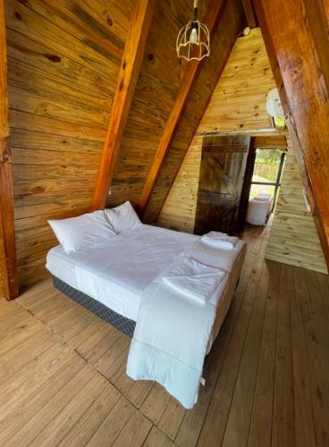 Llit o llits en una habitació de Parque Ecológico Itakaru