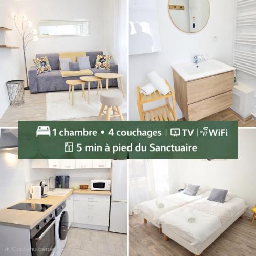 T2 du Sanctuaire 400 m de la grotte Lourdes wifi TV