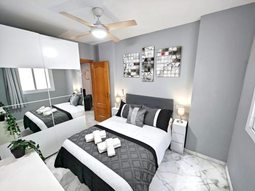 Moderno Piso céntrico 3 habitaciones junto al Mar