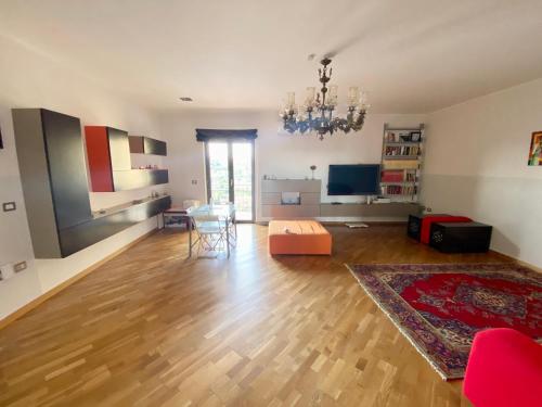 a living room with a couch and a table at casa picasso in Naples
