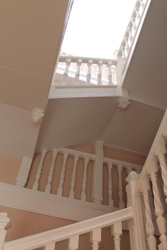 a skylight in the ceiling of a building at Hôtel de la Rhune in Ascain