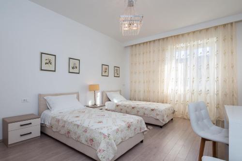 Postel nebo postele na pokoji v ubytování Apartment Vuko