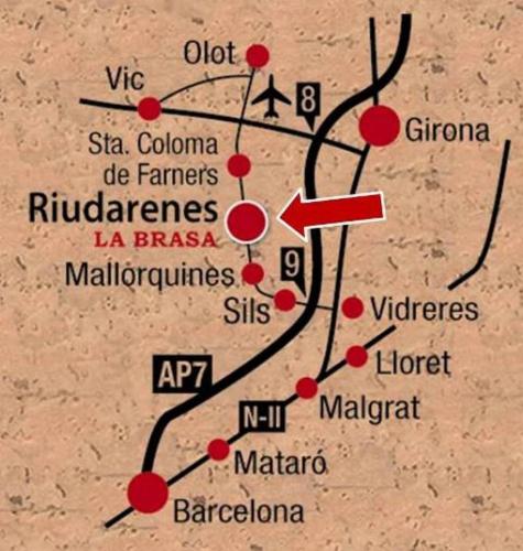 Hotel La Brasa de Riudarenes, Riudarenes – Bijgewerkte ...