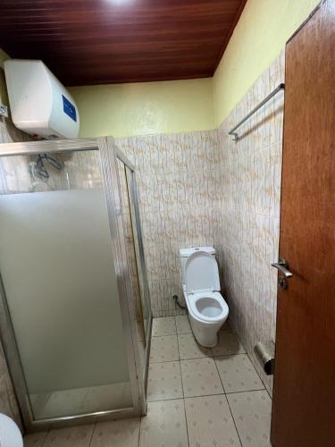 Koupelna v ubytování Imanzi house